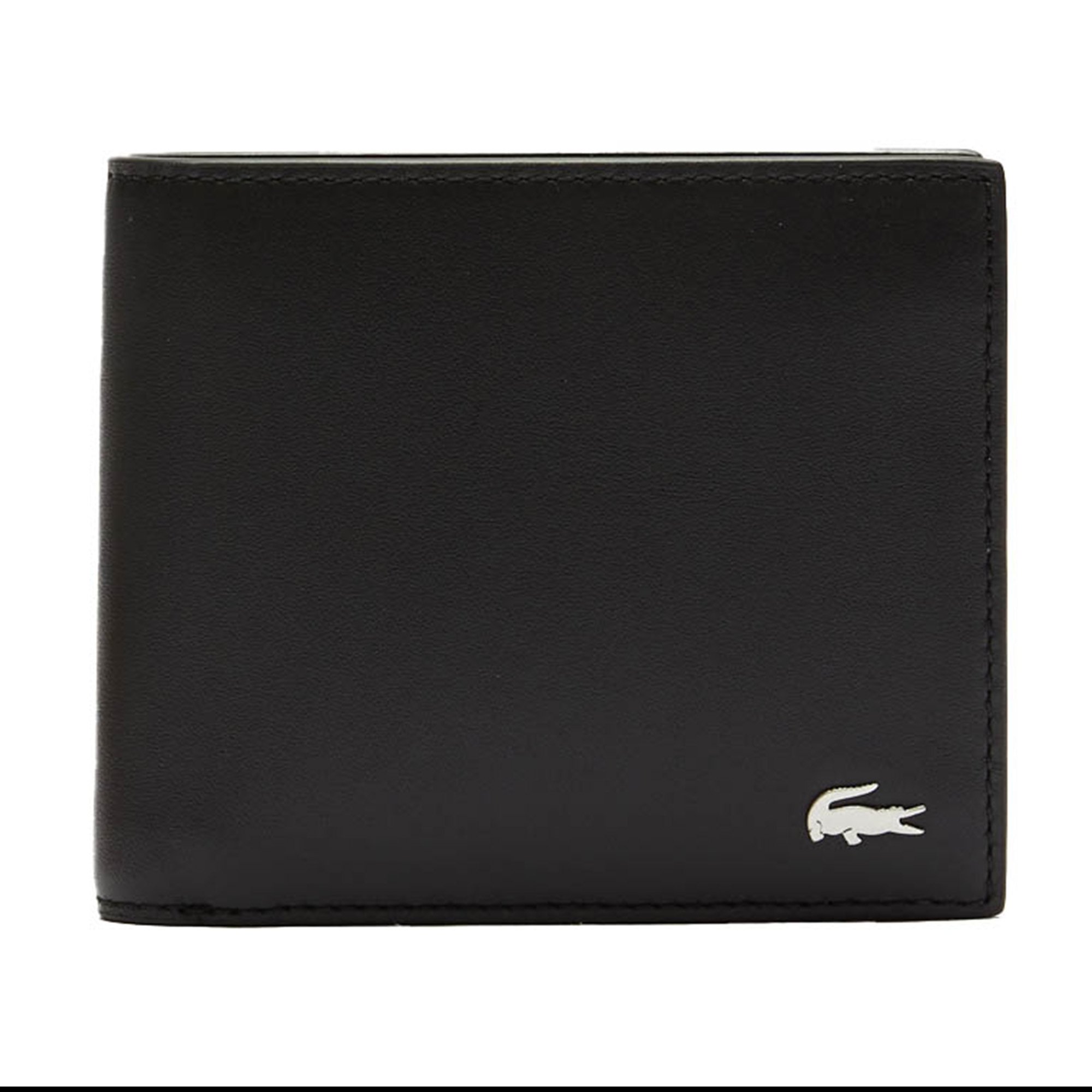 LACOSTE Billetero Caballero, Piel auténtica - M Billfold Coin, 9,5x11,5x3cm (AlxLxAn) M Billfold Coin