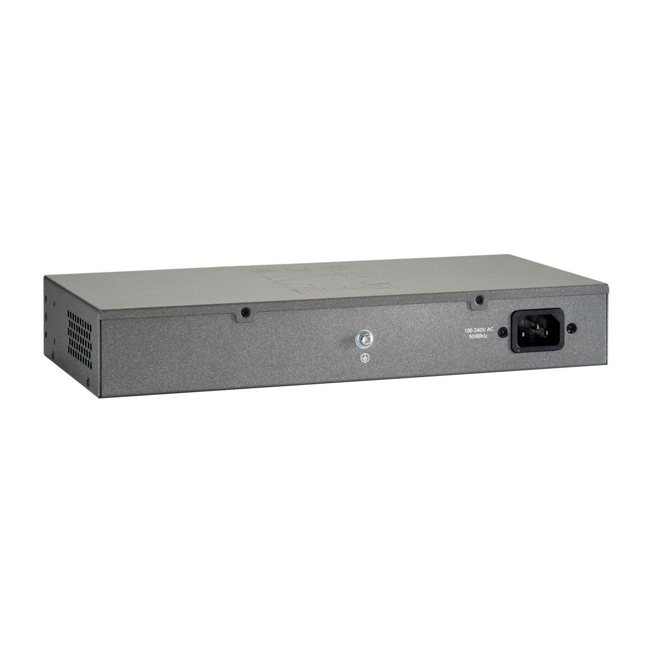 HUB Switch puertos 16 puertos Gigabit Ethernet LEVELONE GEU-1621 6 puertos 10/100/1000 Mbps Gris