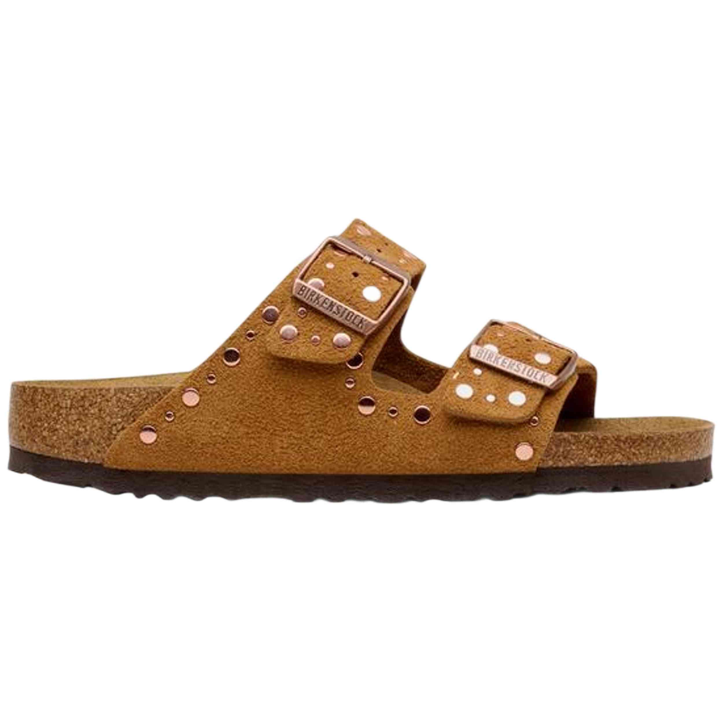Sandalias Birkenstock modelo Arizona Rivet para Mujer en color Marron