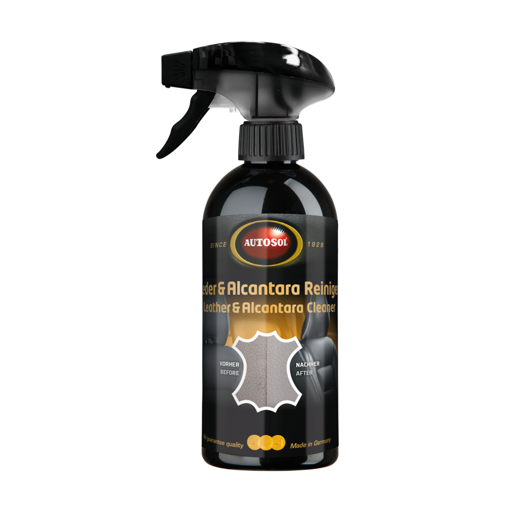 Autosol - Limpiador de cuero y alcantara botella de spray 500 ml Autosol