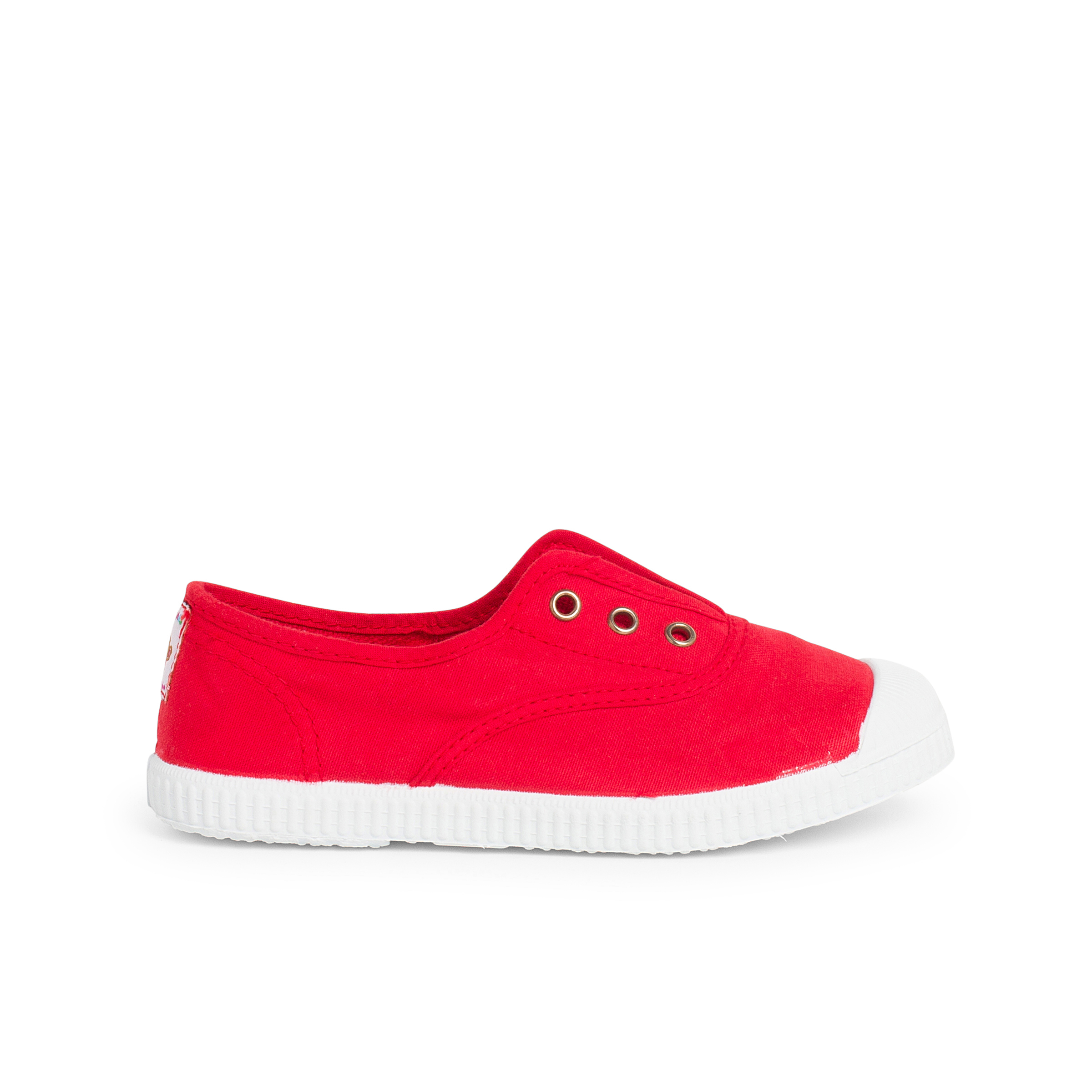 Pisamonas Zapatillas Lona Punta Goma Sin Cordones