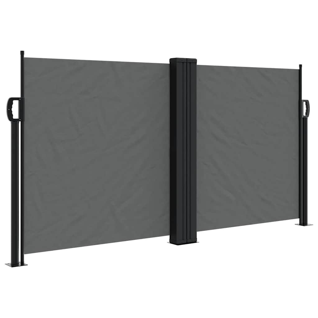 vidaXL Toldo lateral retráctil gris antracita 120x600 cm