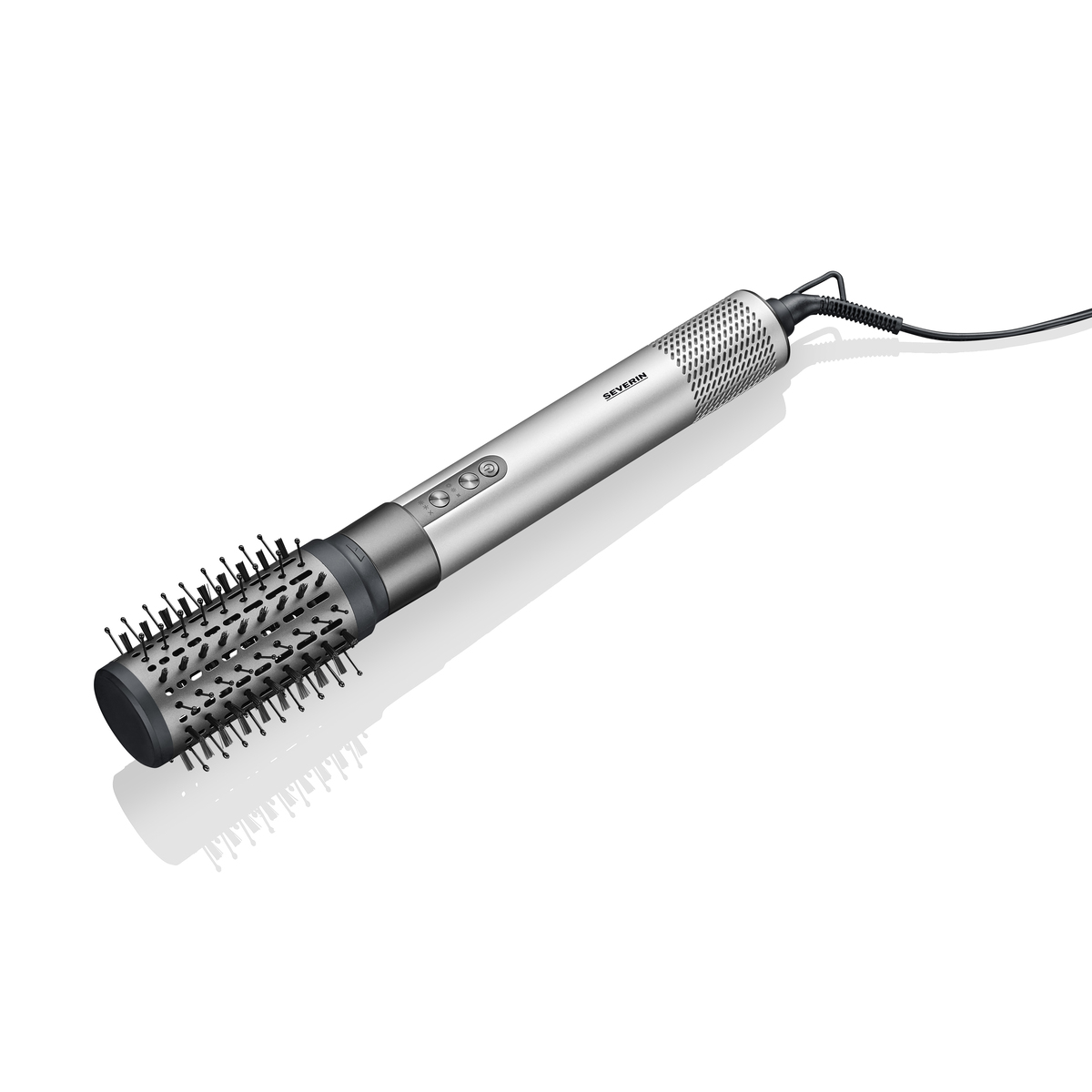 Secador profesional SEVERIN con 1.500W BLDC con iónica, 3 temp/vel, cool-shot y 5 accesorios para ondas, rizos y alisado.