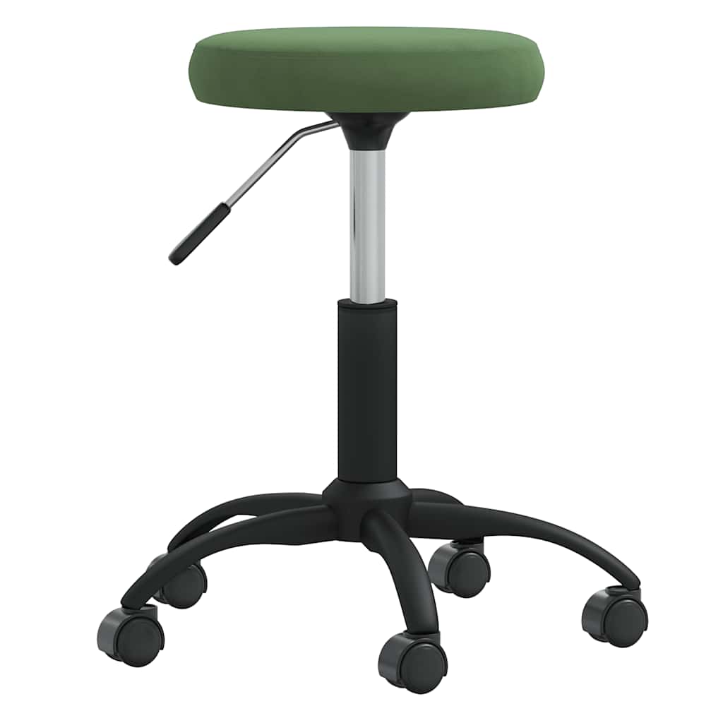 vidaXL Silla de oficina giratoria de terciopelo en color Gris oscuro/Rojo vino tinto/Verde oscuro y más | cómodas modernas ergonómicas para comedor cocina salón hogar