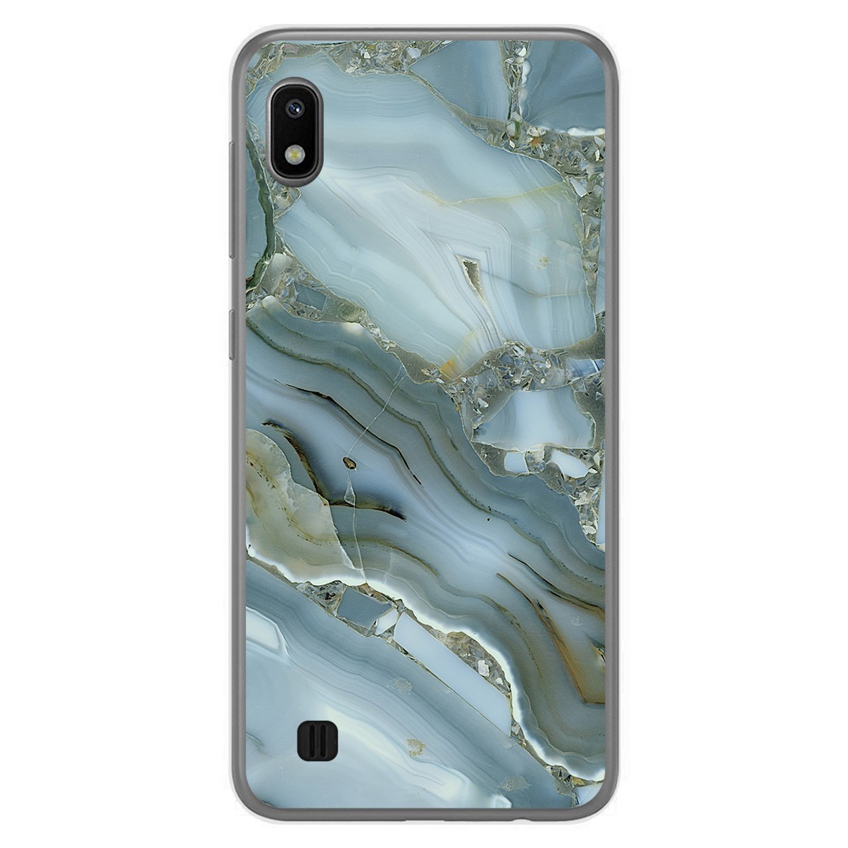 Tumundosmartphone Funda Gel Tpu para Samsung Galaxy A10 diseño Mármol 09 Dibujos