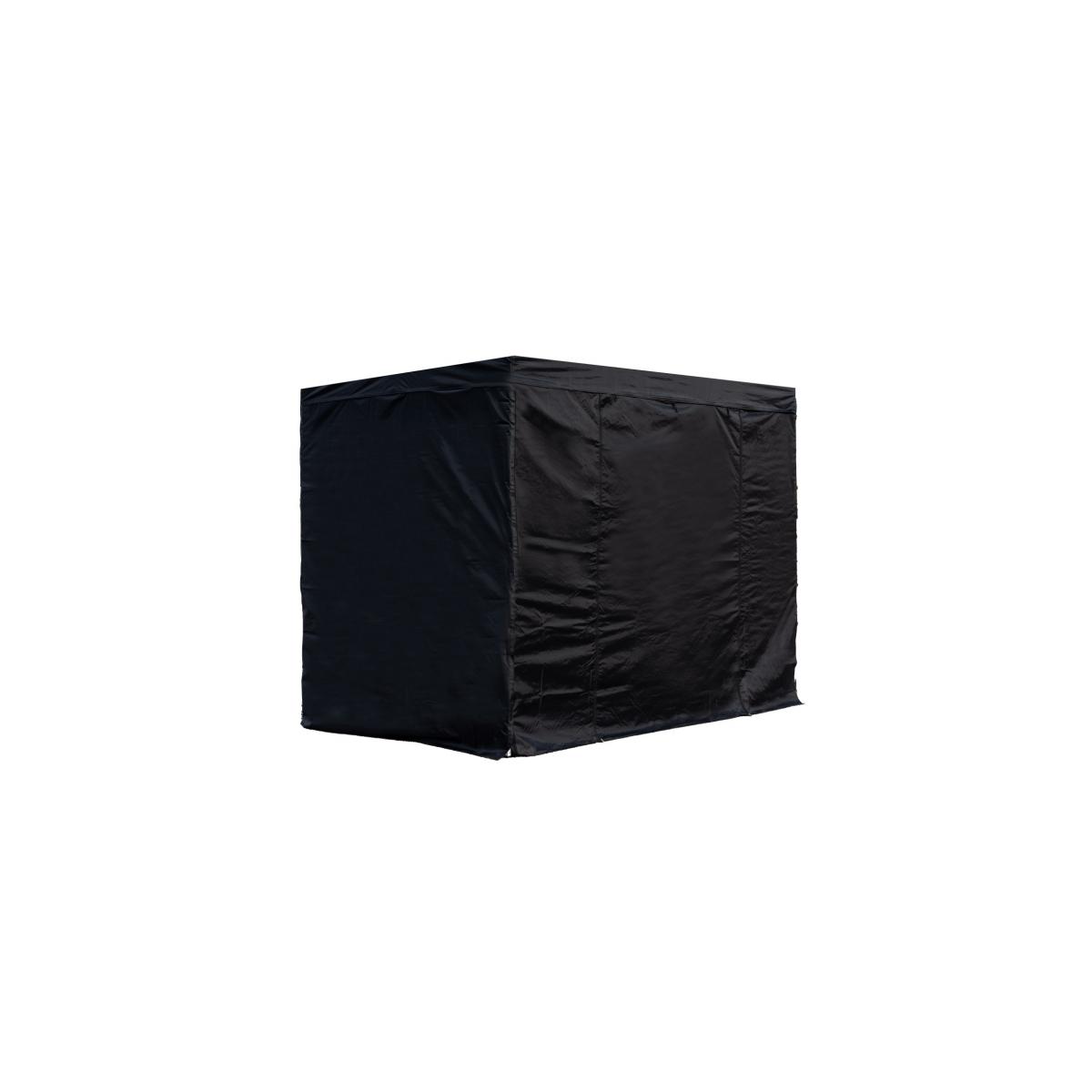 Regalos Miguel - Packs Laterales Carpas Plegables - Pack 4 Laterales para Carpas 2x2 Master 3L1P - Negro