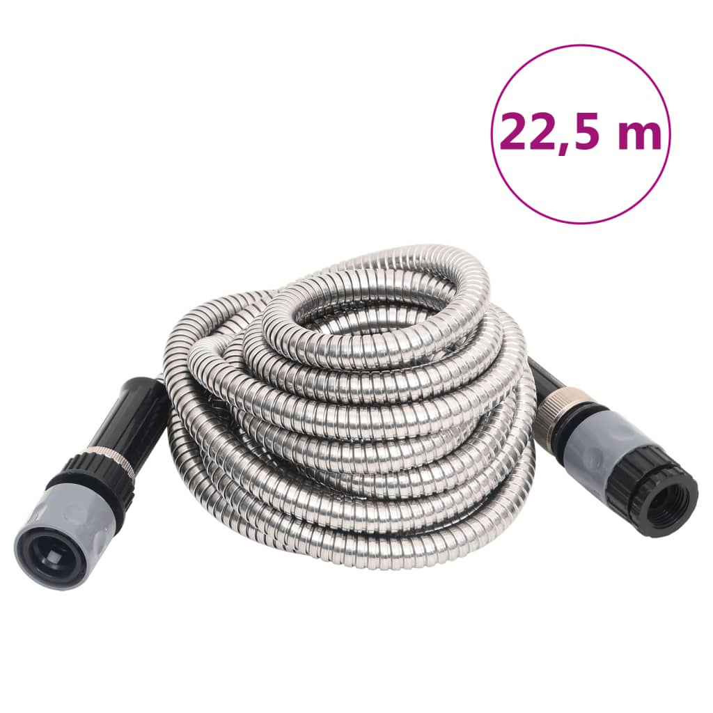 vidaXL Manguera de Jardín Tubo con Pulverizador Acero Inoxidable 14 mm Dimensiones 7.5 m,  15 m,  22.5 m y mas