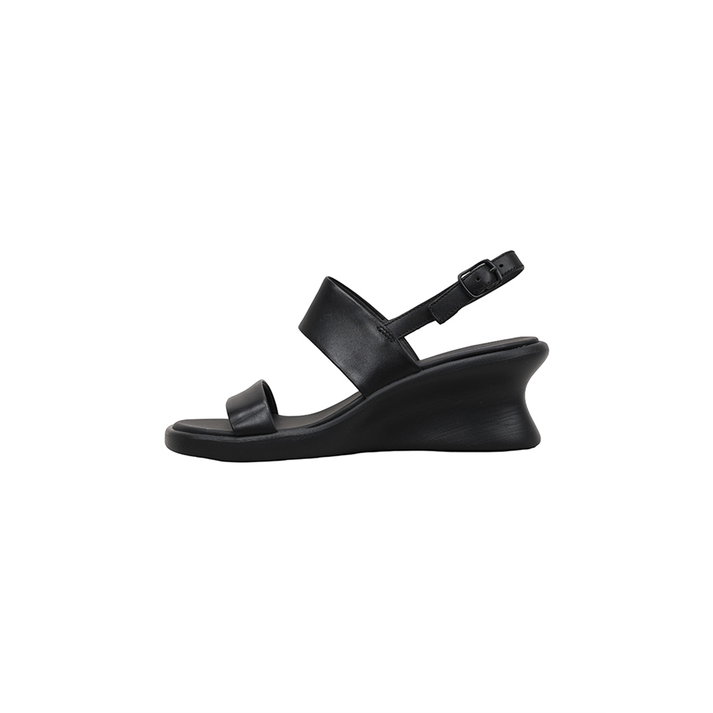 Camper K201915 Sandalias De Cuña Mujer Negro