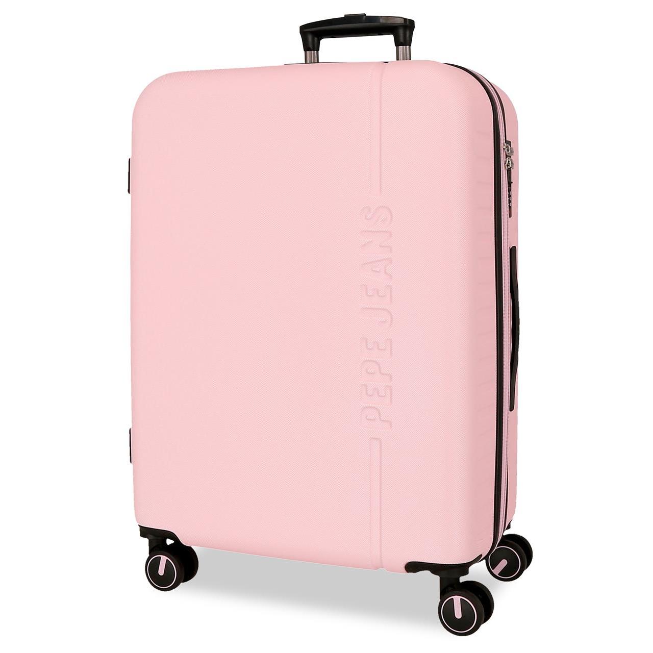 Maleta mediana Pepe jeans Montana rosa claro 48x68x27 cm