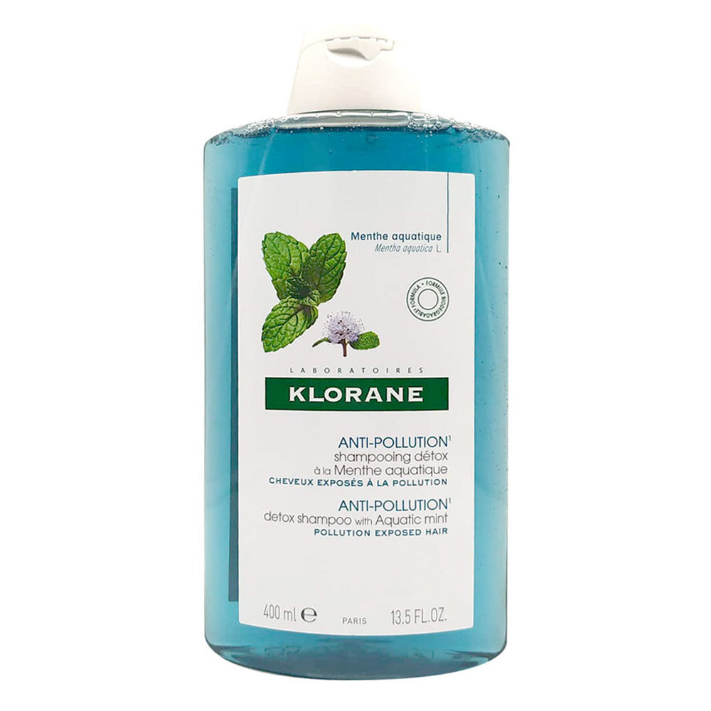 Champú desintoxicante con menta acuática 400 ml Klorane