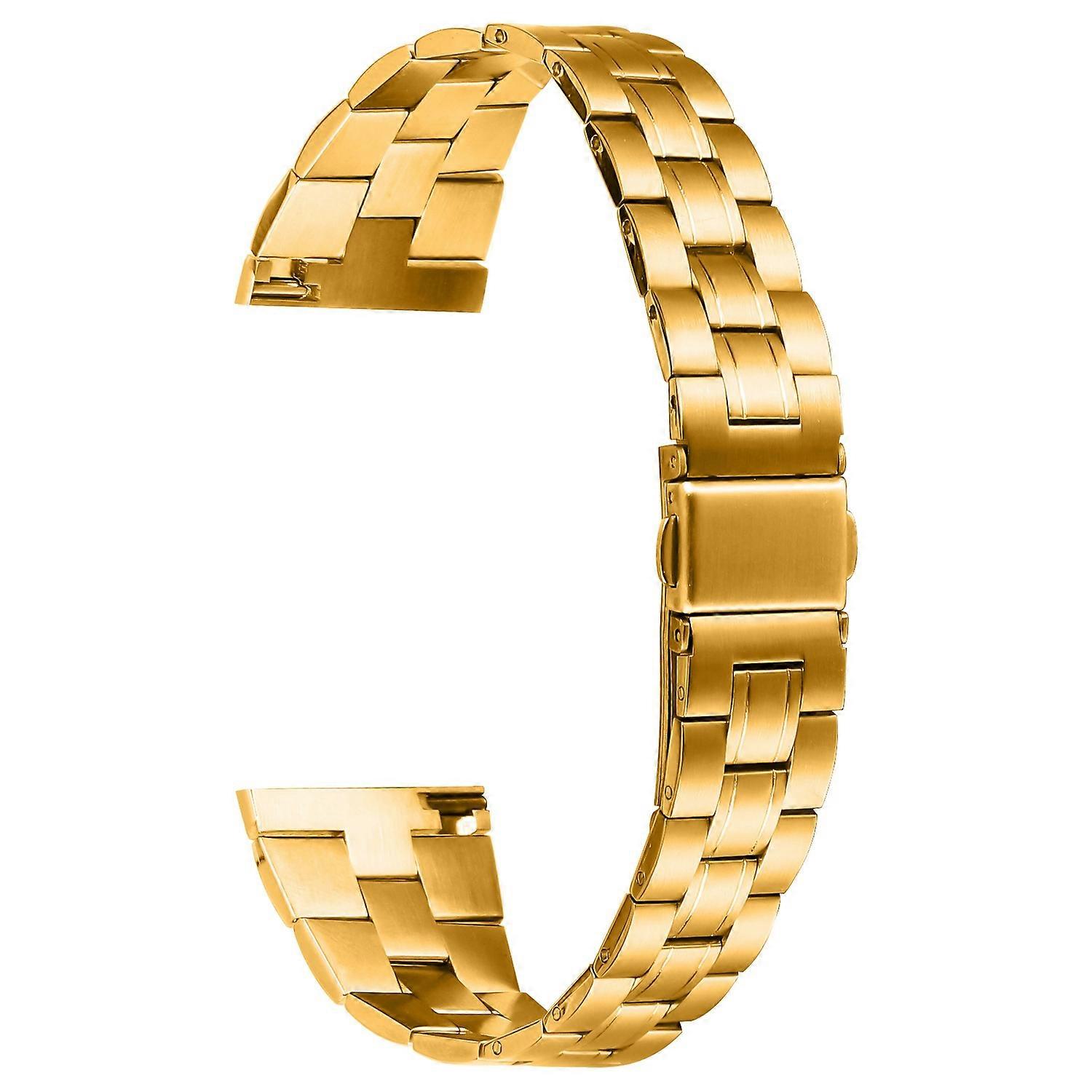Correa de acero inoxidable de tres cuentas para reloj inteligente TicWatch GTX, tipo B