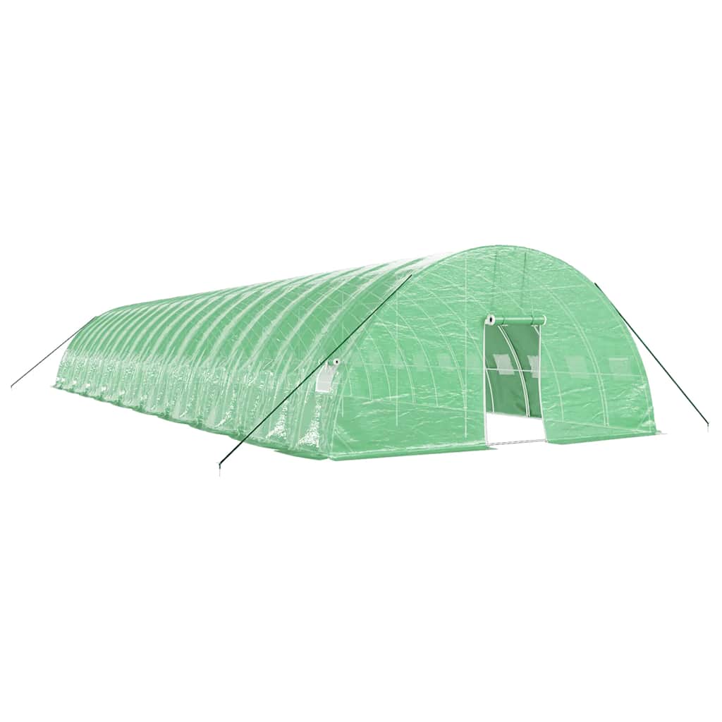 vidaXL Invernadero con estructura de acero verde Multitalles