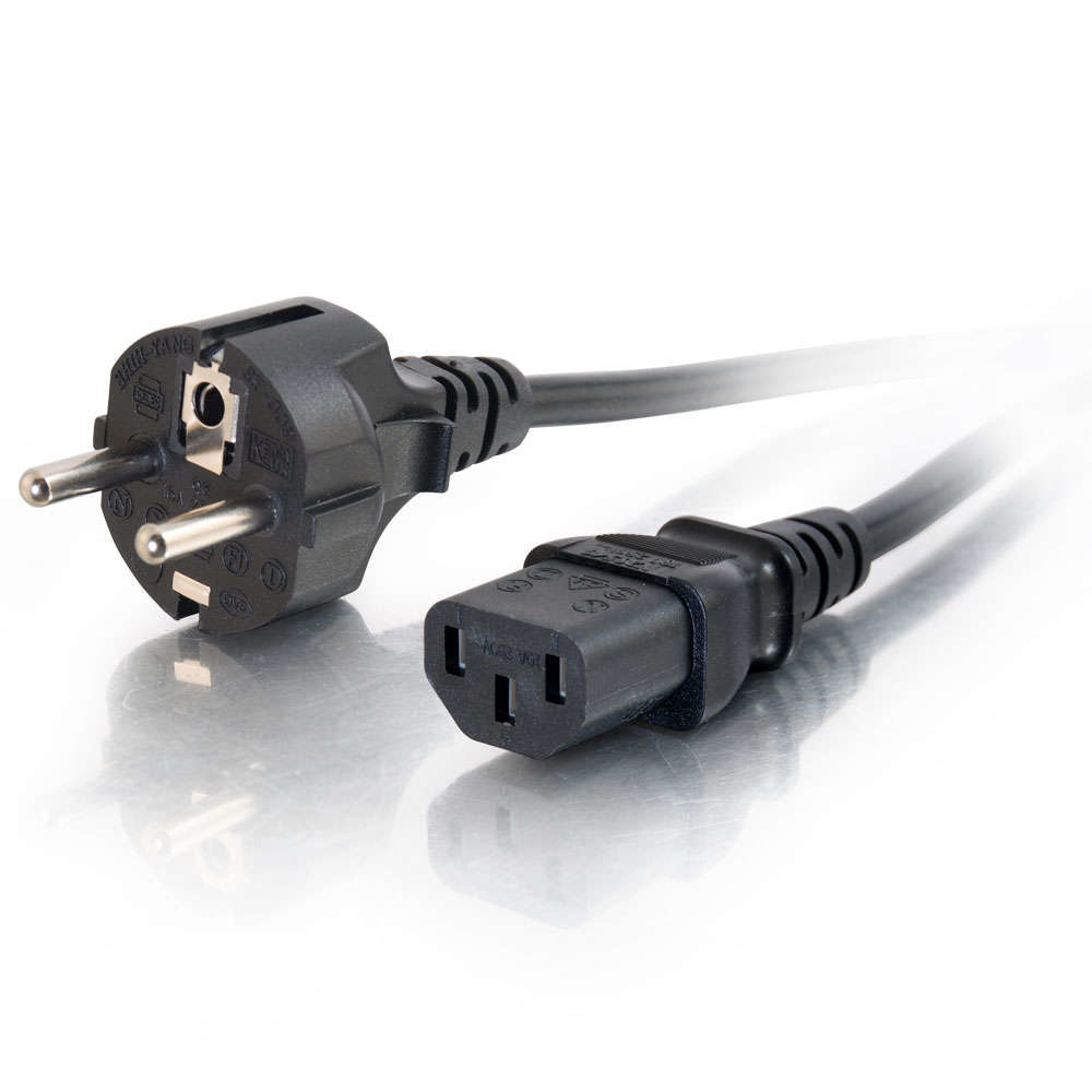 Cable de Alimentación Universal C2G - 2m - Negro
