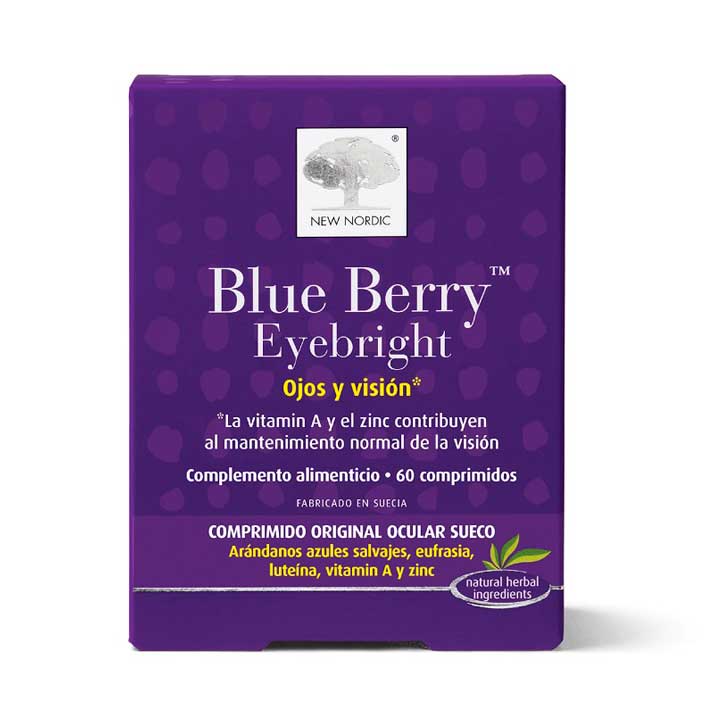 New Nordic Blue Berry Eyebright Ojos Y Vision 60 Comp.