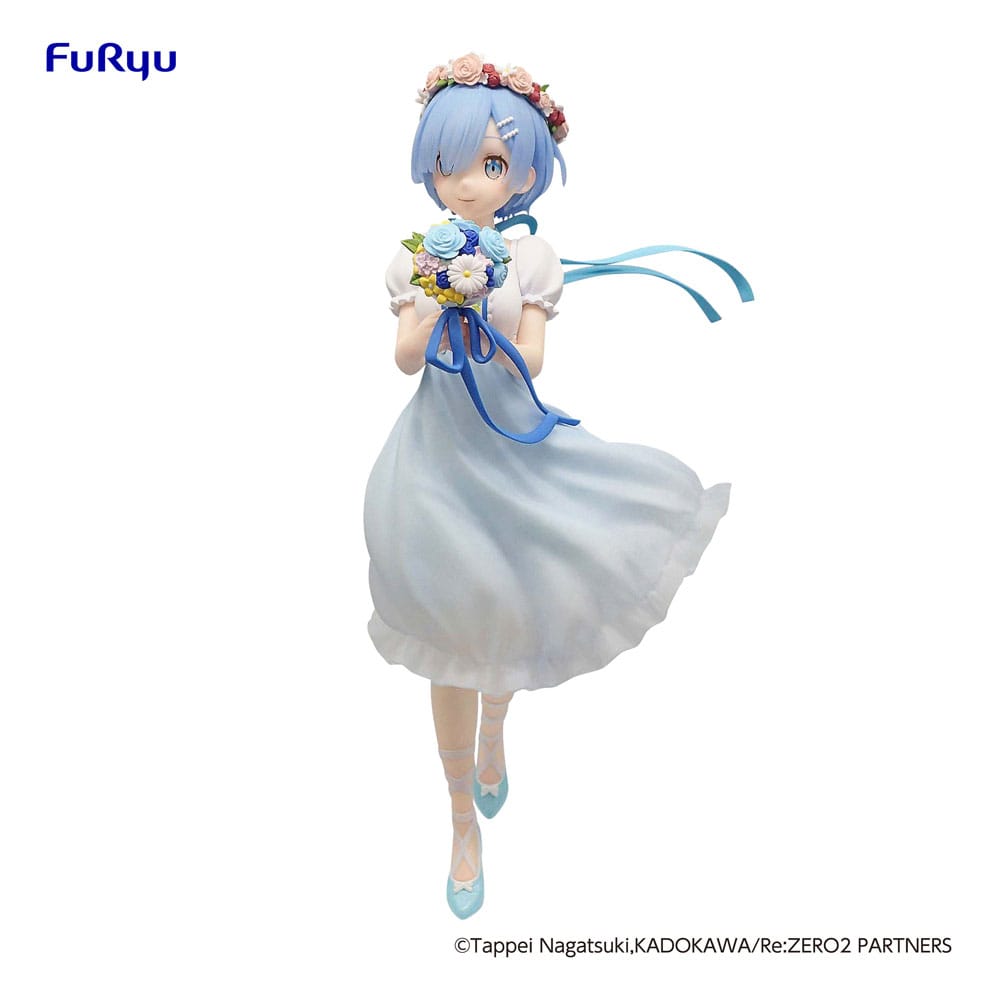 Re:zero starting life in another world estatua pvc trio-try-it rem bridesmaid 21 cm