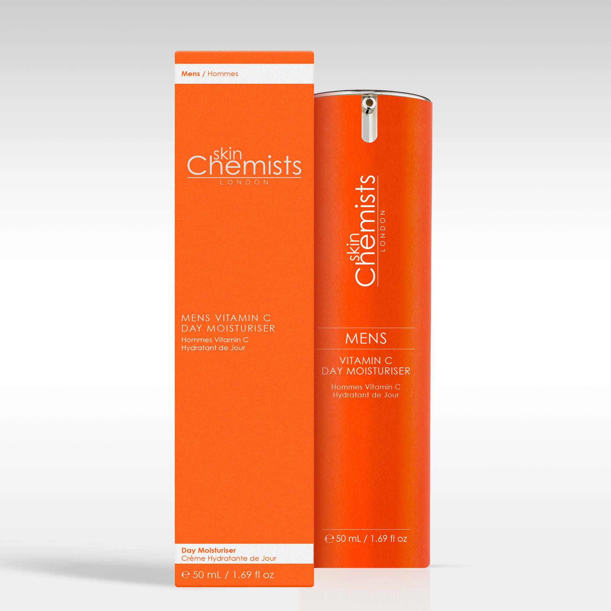 skinChemists Crema Hidratante de Día con Vitamina C para Hombres