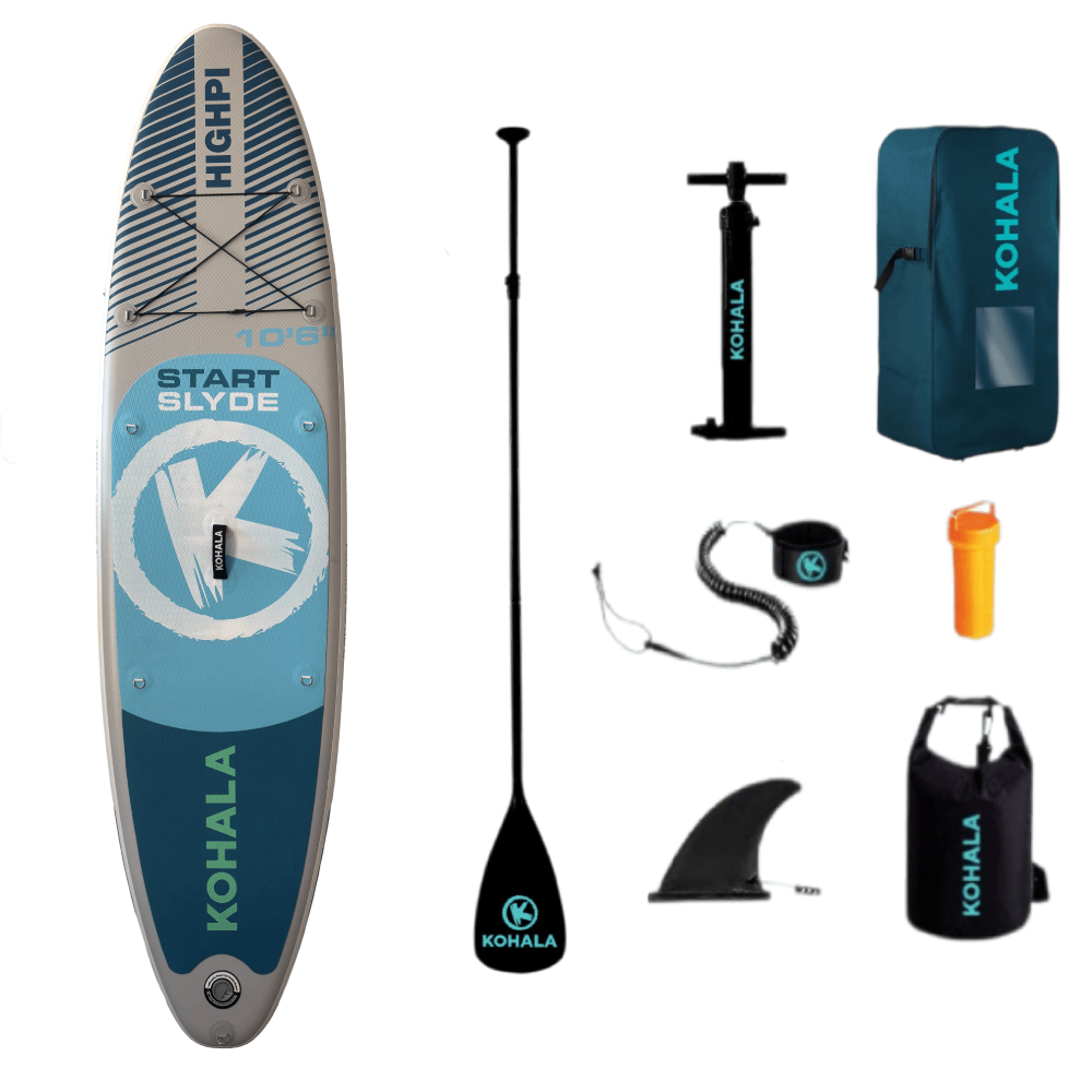 Tabla de Paddle Surf Hinchable Kohala Start Slyde 10'6" - Pack Iniciación y Tra