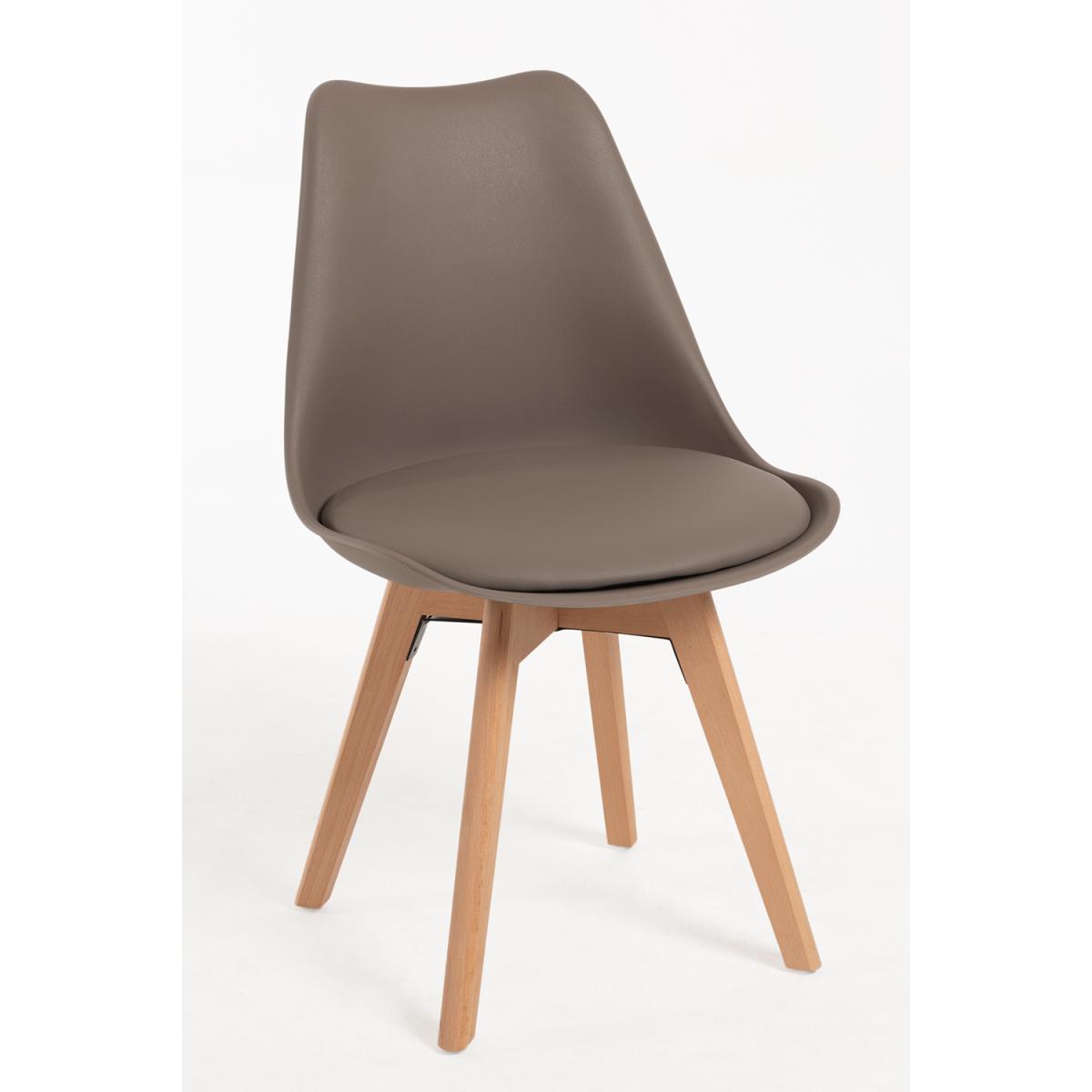 Regalos Miguel - Packs Sillas Comedor - Pack 6 Sillas Synk Basic - Taupe