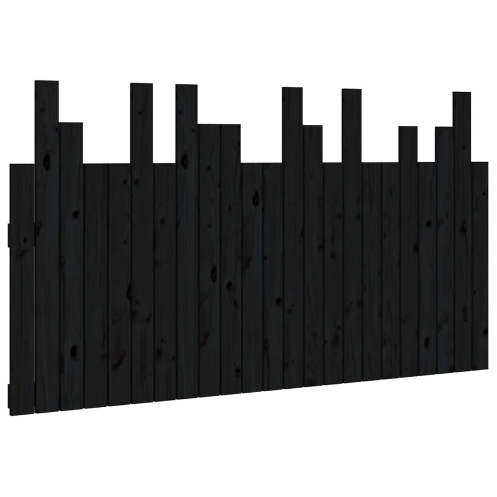 vidaXL Cabecero cama pared madera maciza pino 146,5x3x80cm