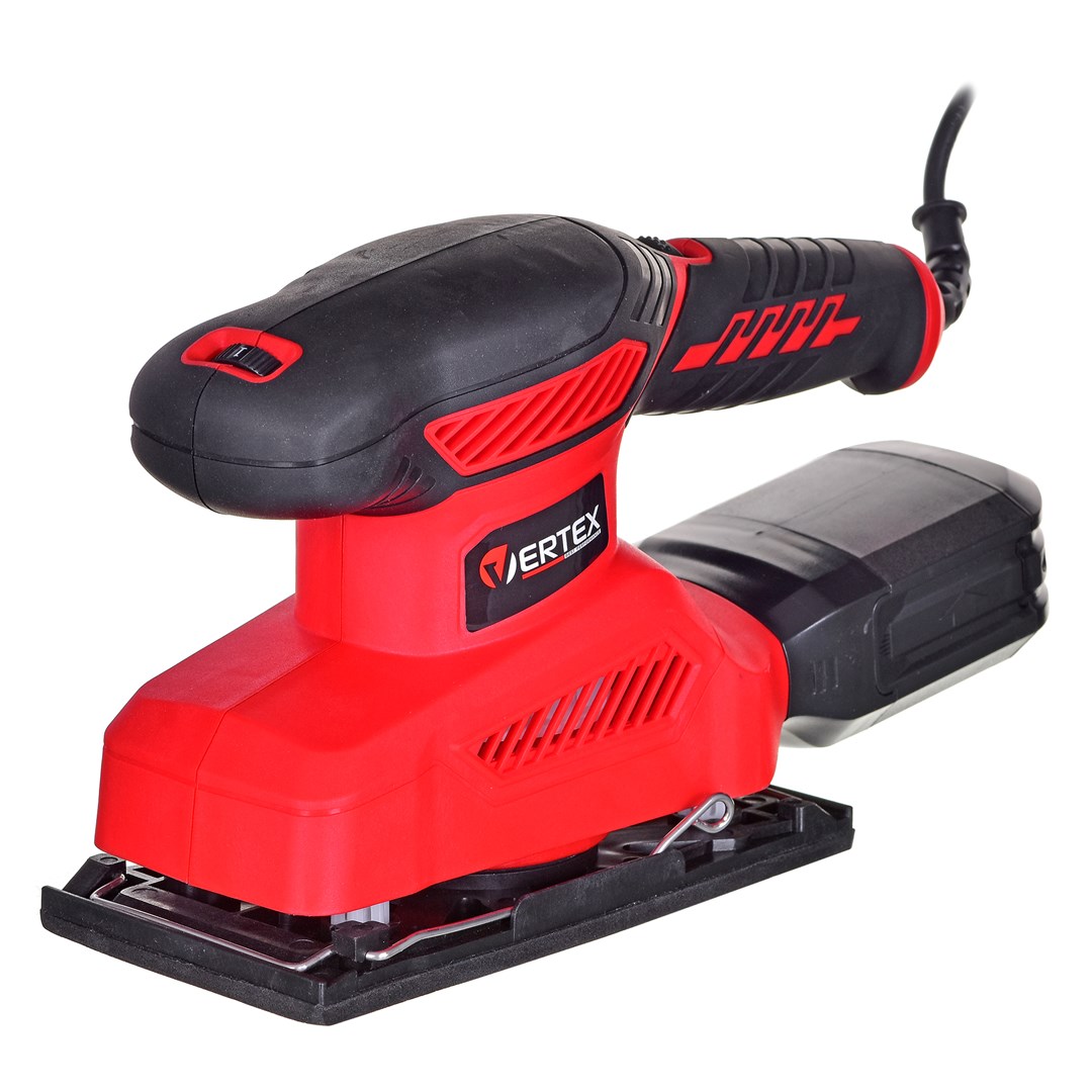 Vertex 220W Orbital Sander with CE Certificate, suitable for various sanding tasks, offers powerful performance and reliability for efficient wood and surface finishing.