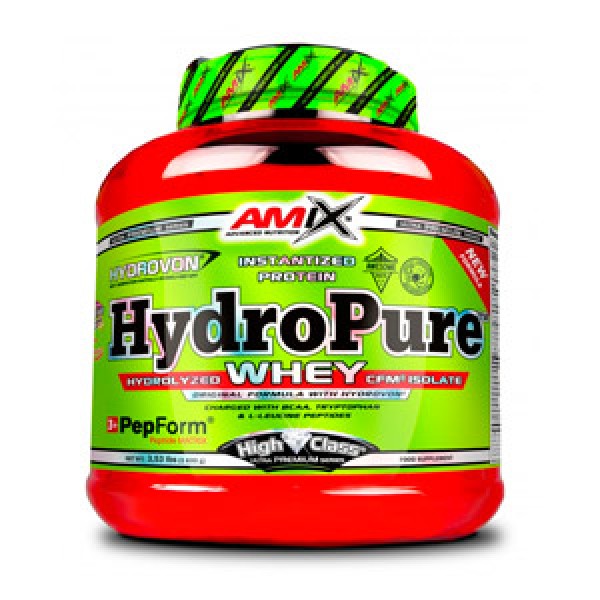 AMIX HydroPure Whey Protein - 1,6 Kg Proteína Hidrolizada de Alta Absorción con PepForm™ Triple-Matrix