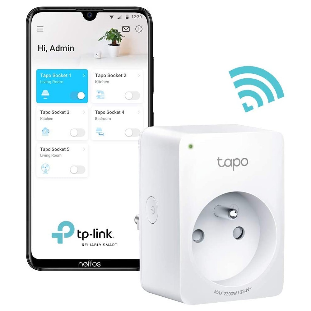 Tp-Link Tp-link Tapo P100 Enchufe Inteligente Wifi con Control Remoto y Programación Horaria