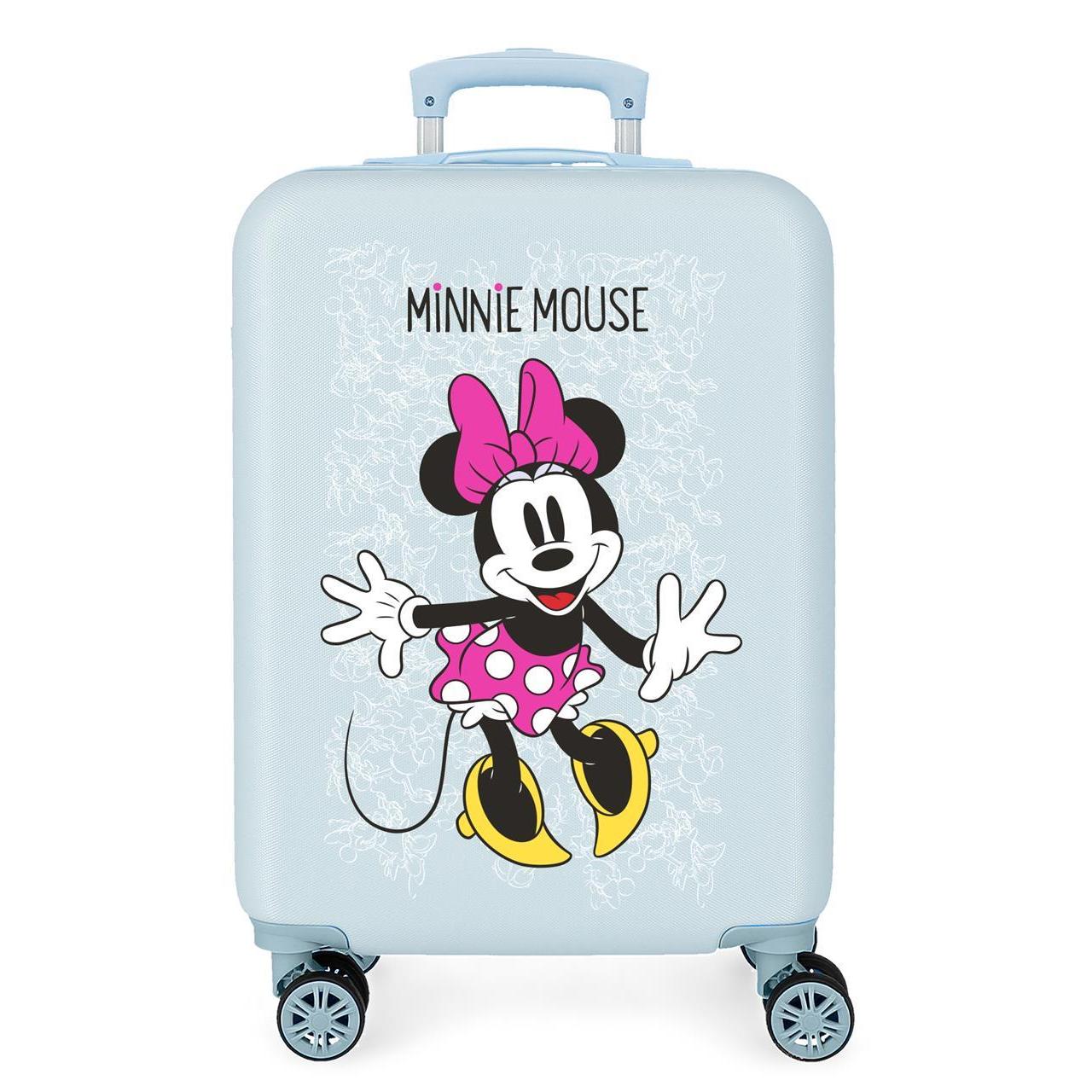 Maleta de cabina Disney Enjoy the day azul claro 55x40x20cm