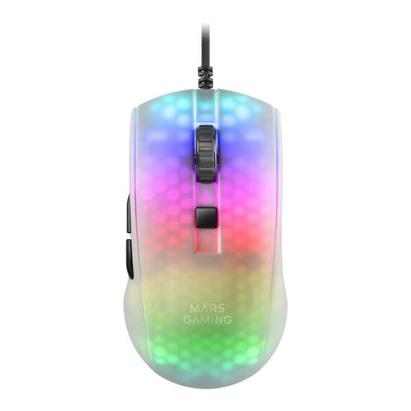 Mars Gaming MMR: Ratón Gaming Ultraligero 12800DPI RGB