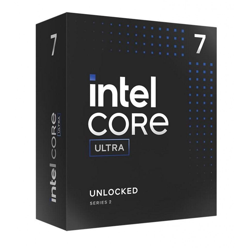Intel - Procesador Core Ultra 7 265K LGA 1851 BOX con 20 núcleos (8P+12E), 3.9–5.5 GHz Turbo, 30 MB Smart Cache y gráficos integrados DP 2.1/HDMI 2.1