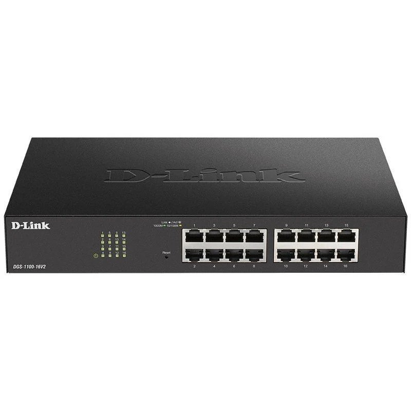 D-link dgs-1100-16v2/e switch managed 16 gigabit ports