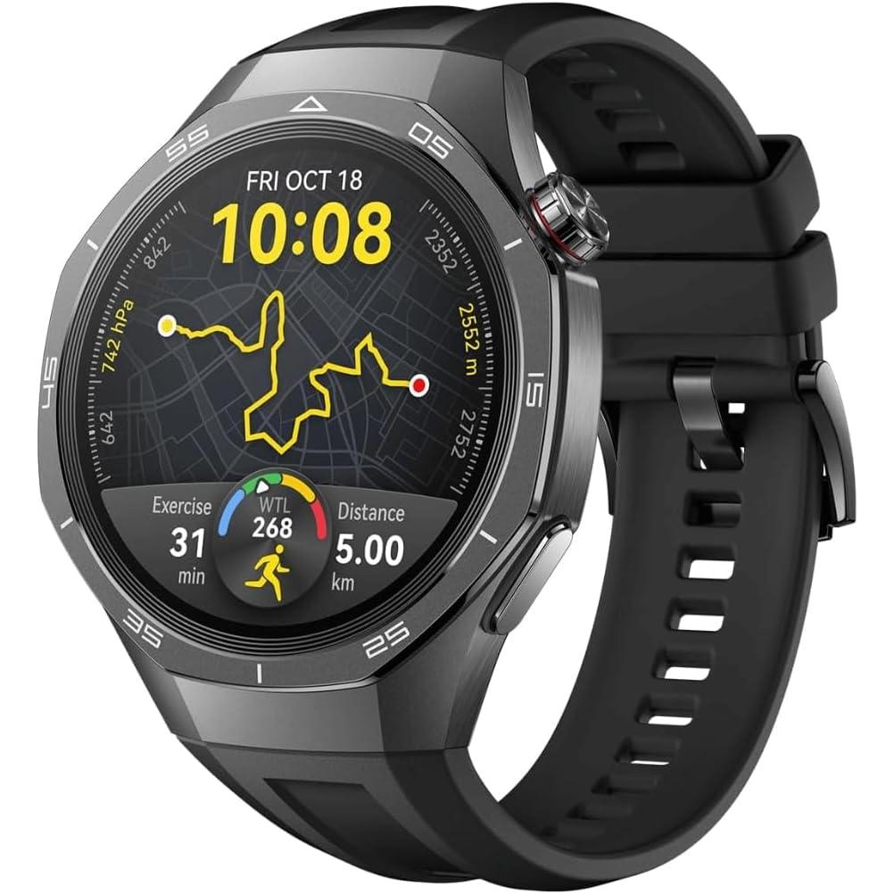 HUAWEI Reloj Inteligente Watch GT 5 Pro de 46 mm, diseño de Bordes Afilados, Reloj Deportivo de Nivel Profesional, Seguimiento de la Salud, monitoreo de ECG, hasta 14 días de duración de la batería