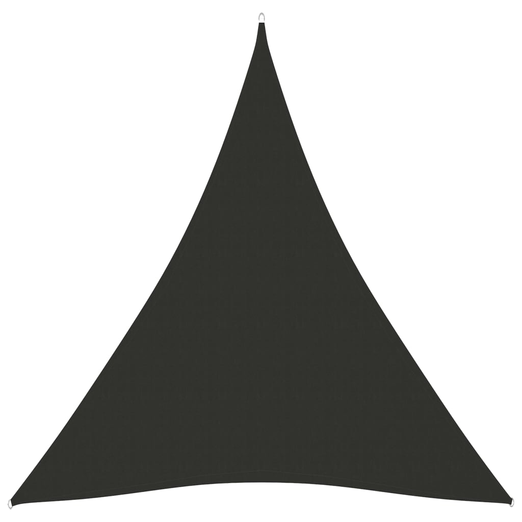 vidaXL Toldo de vela triangular tela Oxford 5x7x7 m Multicolor