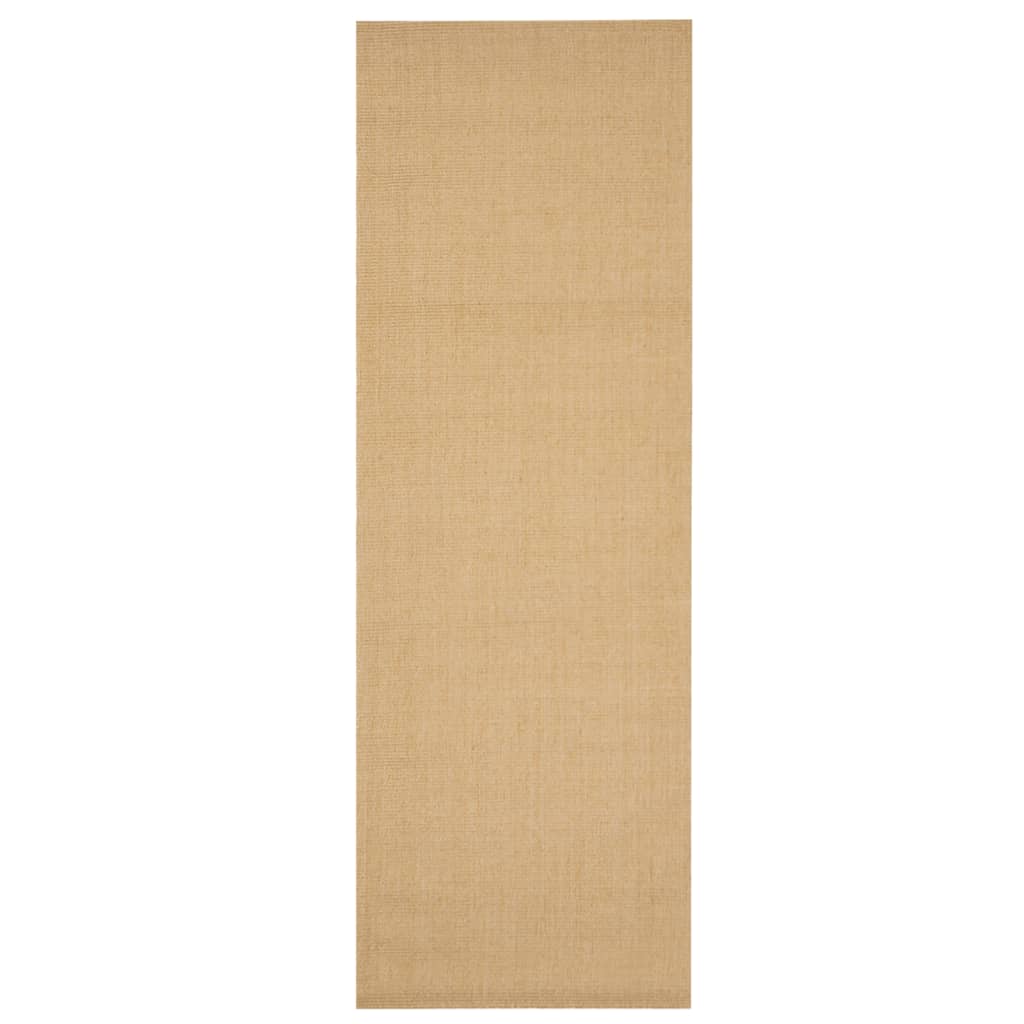 Vidaxl Alfombra de Sisal Natural 66x200 Cm Color Natural