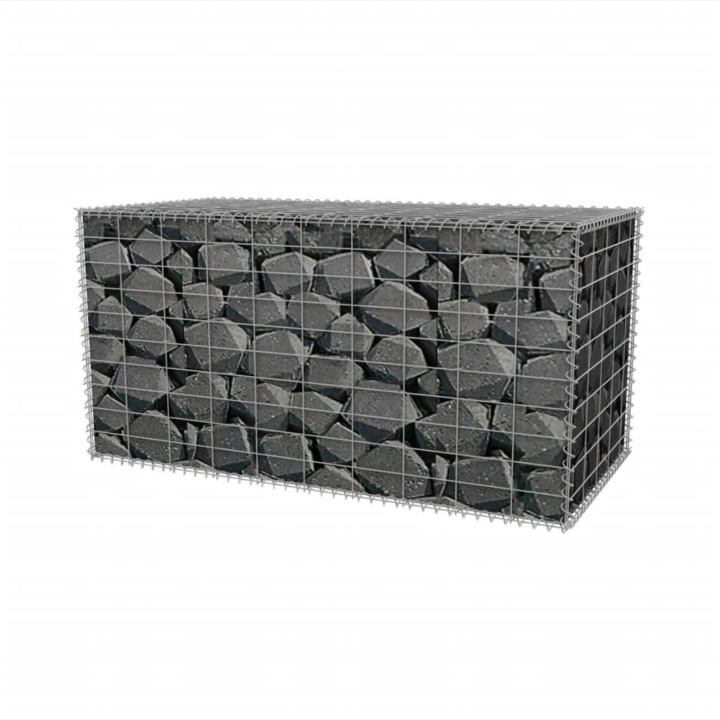 Vidaxl - Cesta de Muro de Gaviones de Acero Galvanizado - 200 X 30 X 100 Cm