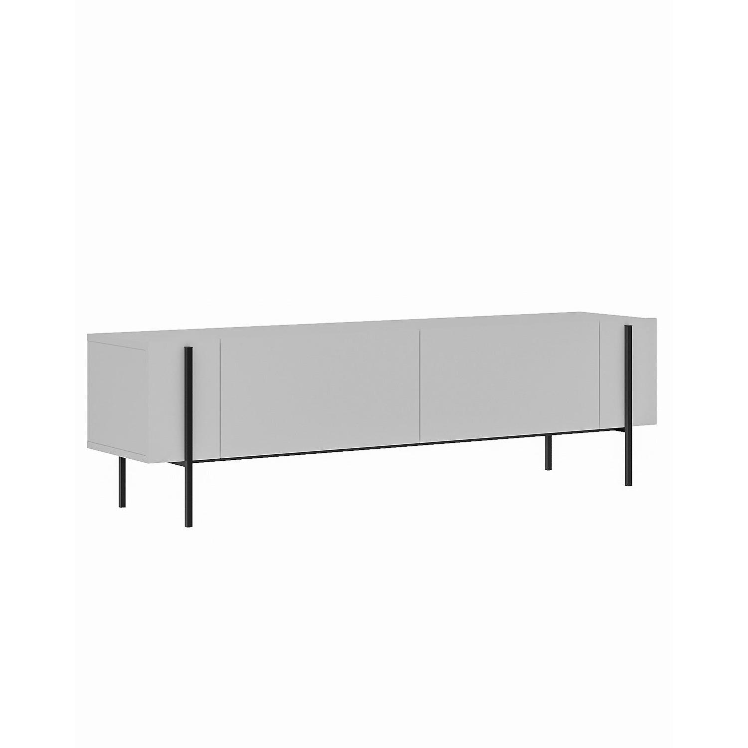 Mueble tv kari y  blanco y negro para hogar moderno mueble de almacenaje  - Homekit