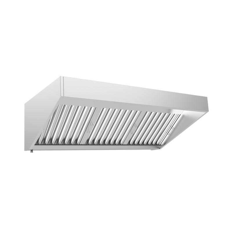 Campana extractora mural de acero inoxidable 1477x850x452 mm