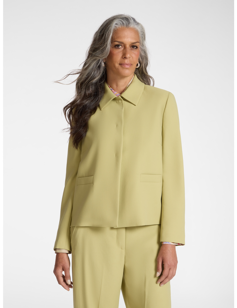 Elena Mirò - Chaqueta en tejido crepé