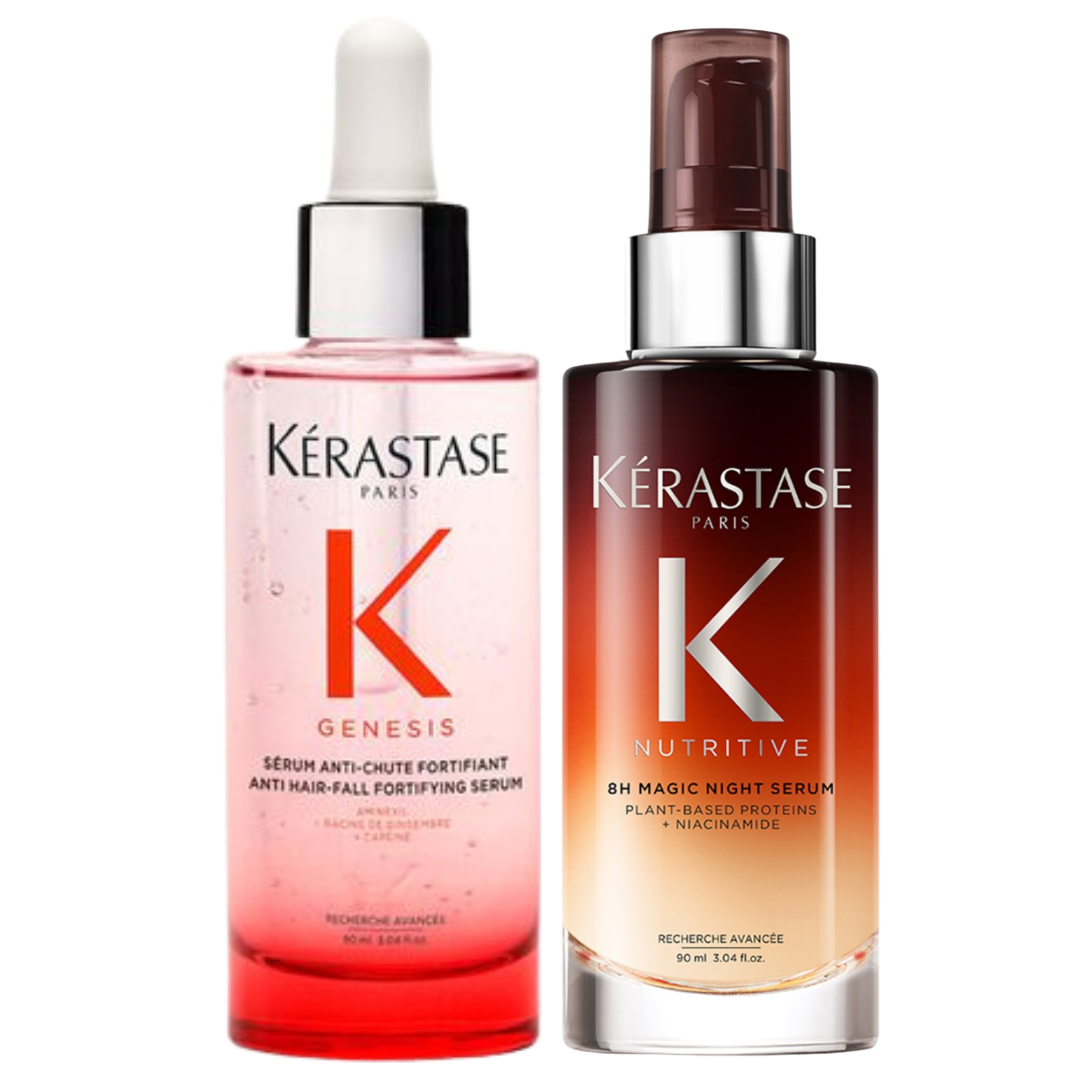 Pack Kérastase Genesis Sérum Anti-Chute + Nutritive 8H Magic Night Serum – Fortalecimiento y Nutrición Nocturna