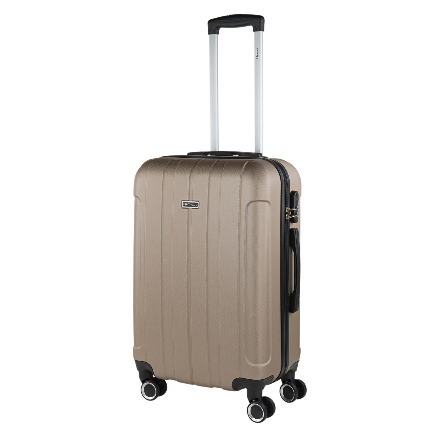 Itaca - Maletas De Viaje Medianas - Maleta Mediana 4 Ruedas - Maletas Medianas De Material ABS. Maletas Viaje Ligeras - Maleta De Viaje Rígida Candado De Combinacion 771160