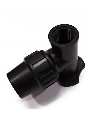 Hidrotecnoagua Base para Grifo Ø25 X 3/4" a Presión para PE-40 TECNOAGUA BS2534 - Accesorios para Tuberías