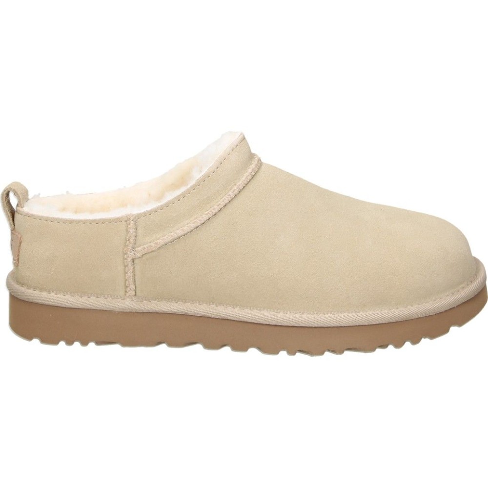 UGG | Botas Australianas UGG Classic Micro para Mujer – Botines en Color Beige – Botas sin Cierre – Slip On – Resistente al Agua – Borreguito de Piel de Oveja – Cómodas y Versátiles – Moda