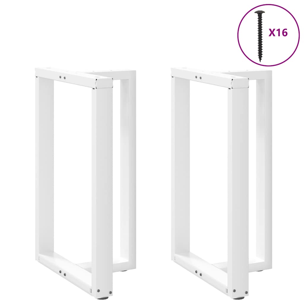 vidaXL Patas para mesa de bar en forma de T (2 unidades) 60 x 35 x (90-91) cm, acero