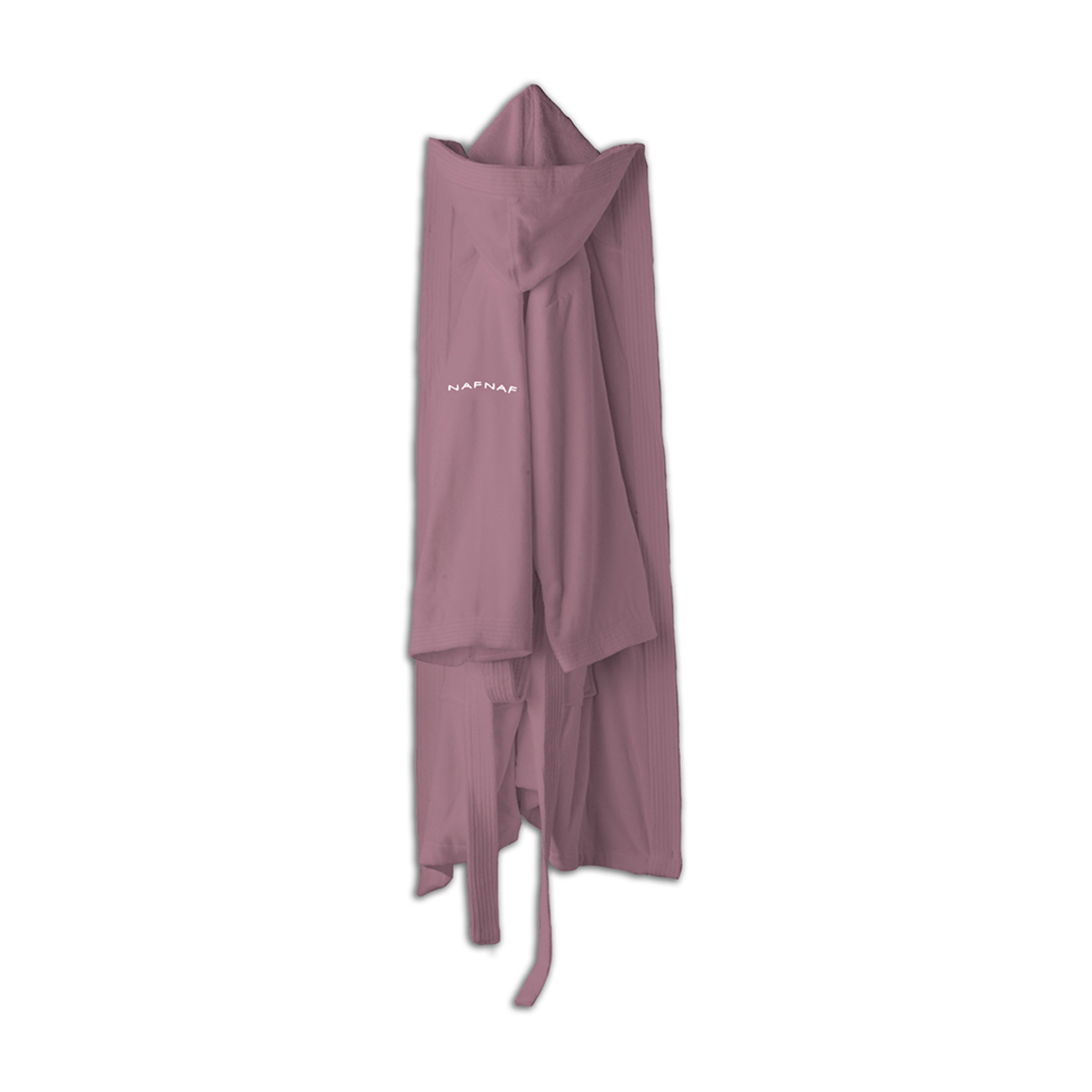 NAF NAF - Albornoz 100% algodón CASUAL malva. Varias tallas disponibles.