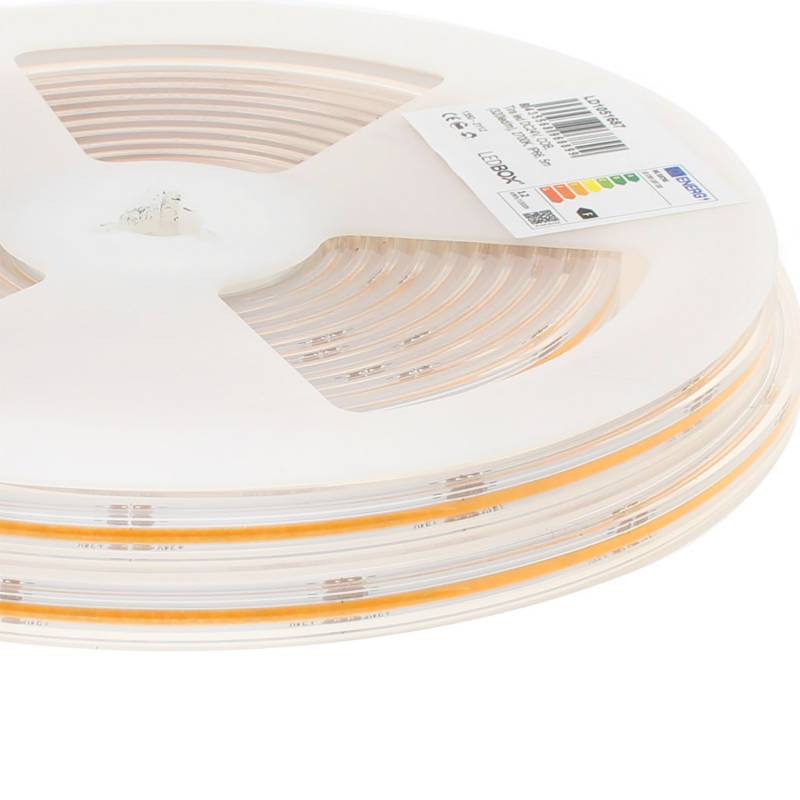 Tira LED 220V COB, 640Led/m, 15W/m, 12,5cm corte, 10 metros