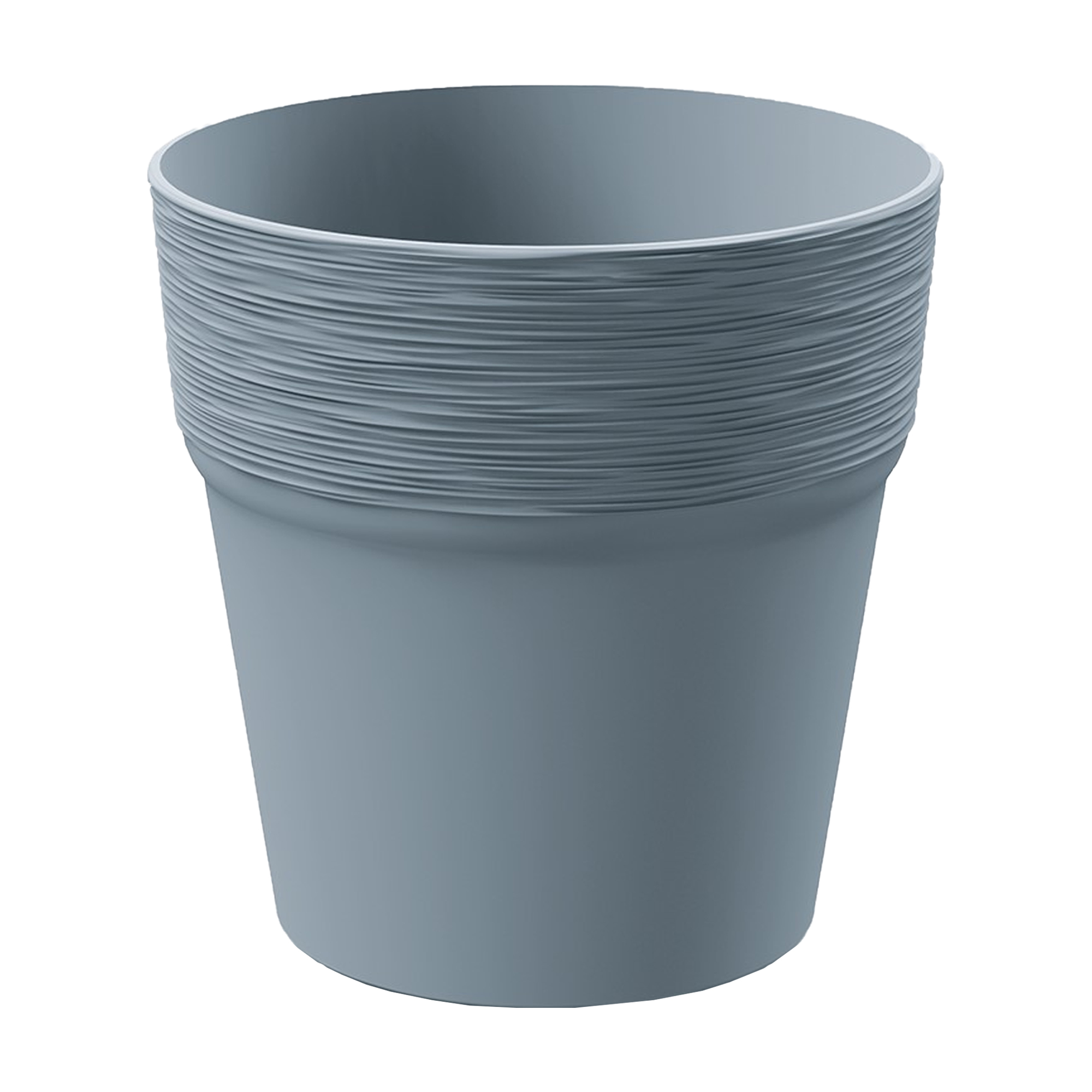 Prosperplast Maceta FURU 122x122x122 Gris Claro Resistente a la Intemperie