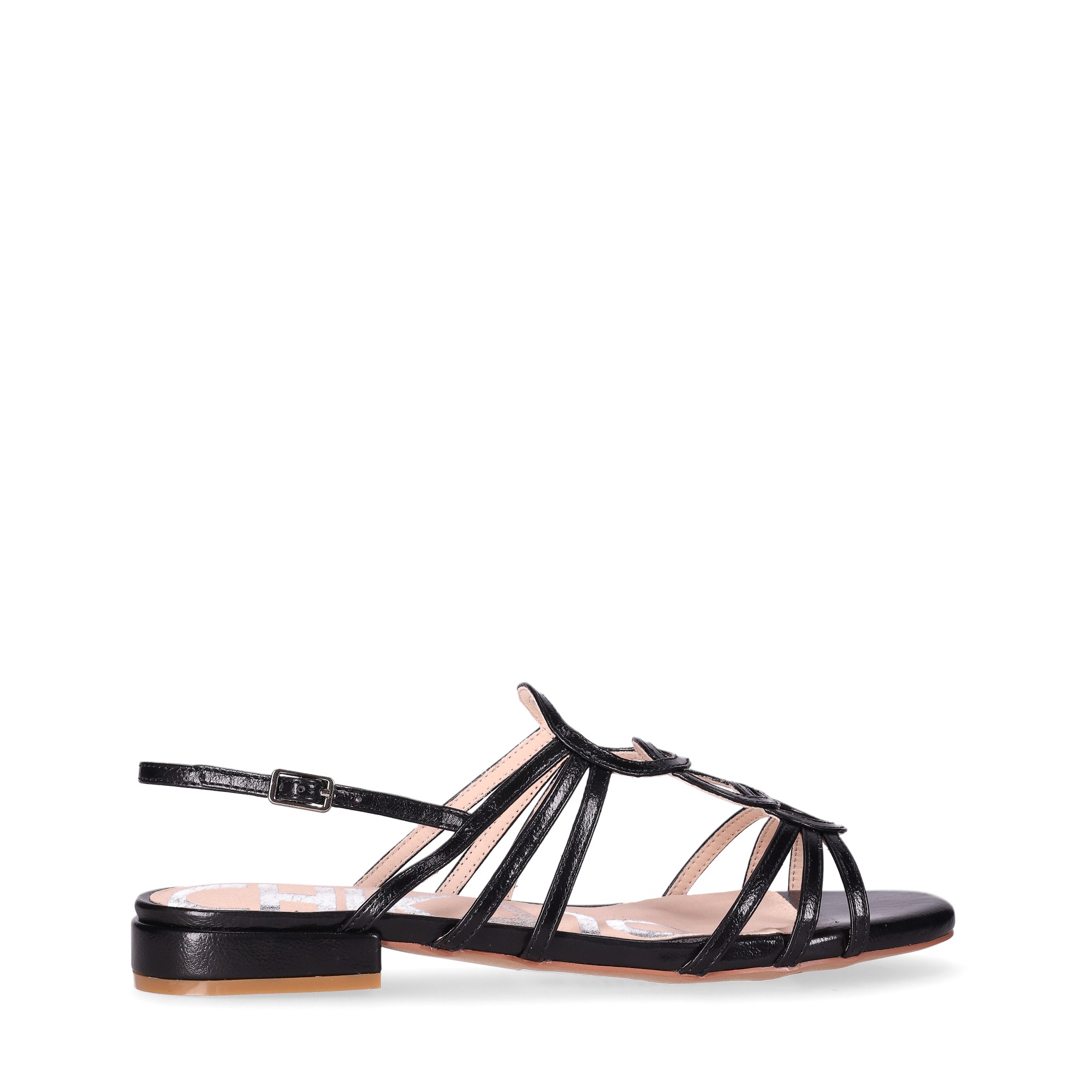 Chika10 TROPIKANA 01 Sandalia de TacÃ³n Negro/Black