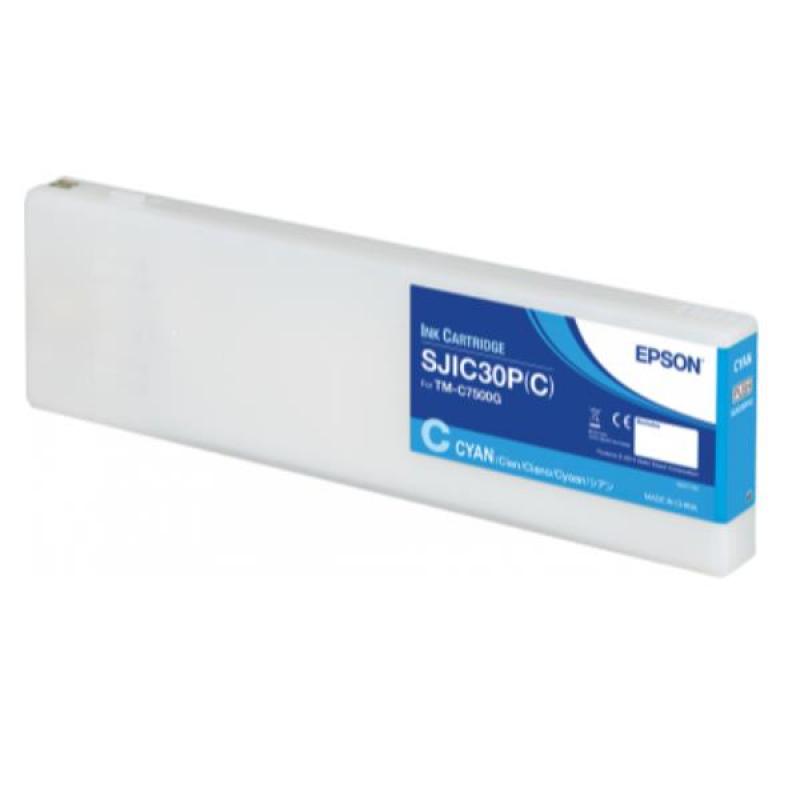 SJIC30P(C): Ink cartridge for ColorWorks C7500G (Cyan)