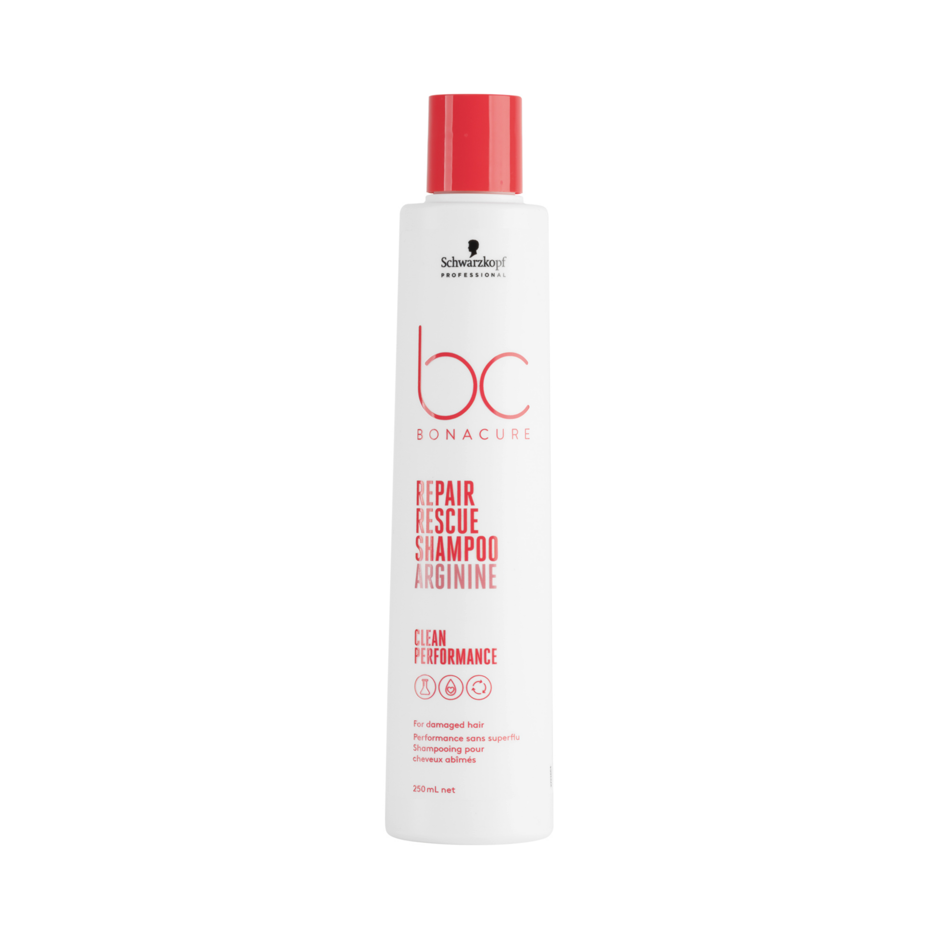 Schwarzkopf Professional Bonacure Repair Rescue Shampoo 250 Ml. / Champú reparador para cabello dañado.