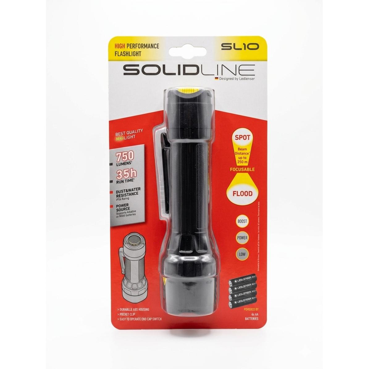 Linterna Sl10 Con Clip 750 Lm Solidline