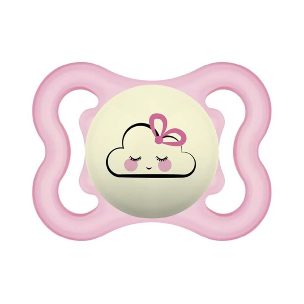 Mam Supreme Night Chupete Silicona Rosa 1U 2-6M
